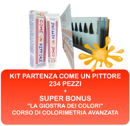 Coloring AS A PAINTER 100ml. - Starting kit 234pcs + color chart