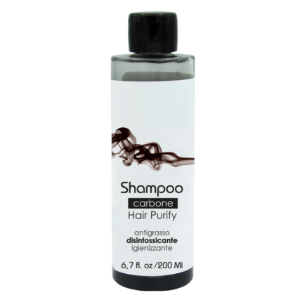 Activated charcoal purifying shampoo 200ml. - 24pcs