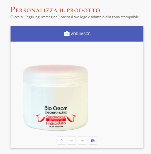 Prodotti personalizzati con piccole quantità d'acquisto