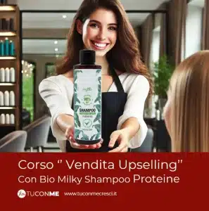 Corso "Strategie Avanzate di Upselling" per Parrucchieri