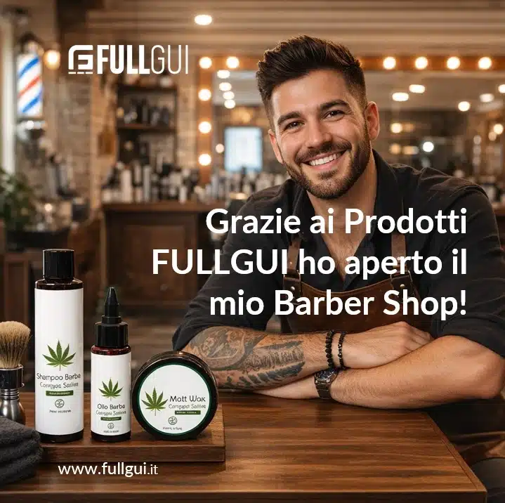 Prodotti Personalizzati Per Aprire un Barber Shop: Starter Kit FULLGUI