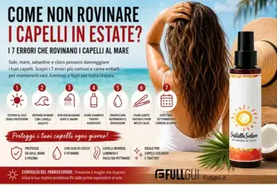 Come non Rovinare i Capelli in Estate